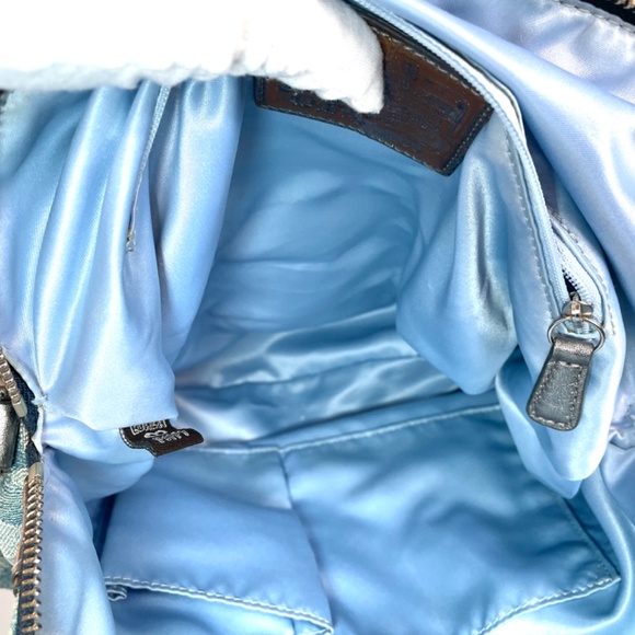 Coach Rare Denim Monogram Poppy Shoulder/Crossbody A1176-16990, Refurbished - Picture 7 of 17